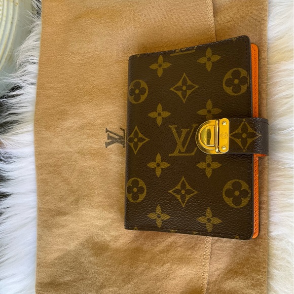 Louis Vuitton Handbags - Louis Vuitton Monogram Canvas Orange Koala Small Ring Agenda Cover